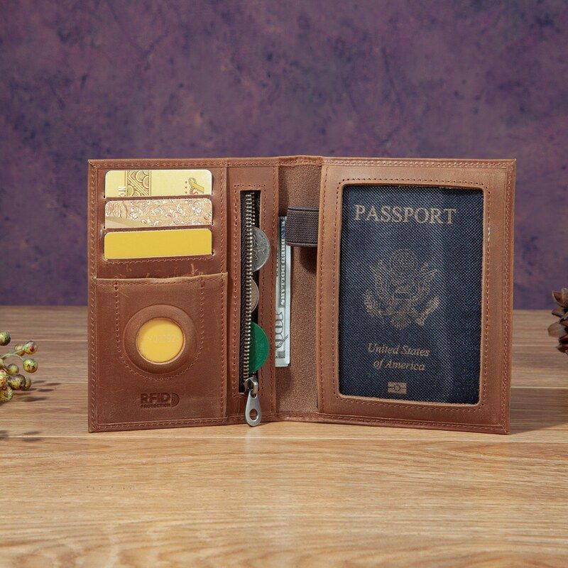 Dompet Paspor Kulit Unisex Mod - Travel Accessories Passport Holder ulasan dan harga